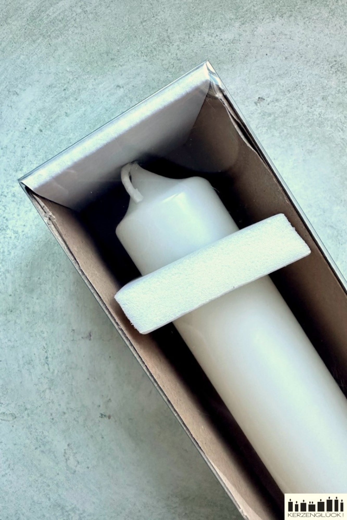 Aufbewahrungskarton für Kerzengröße 40x4cm