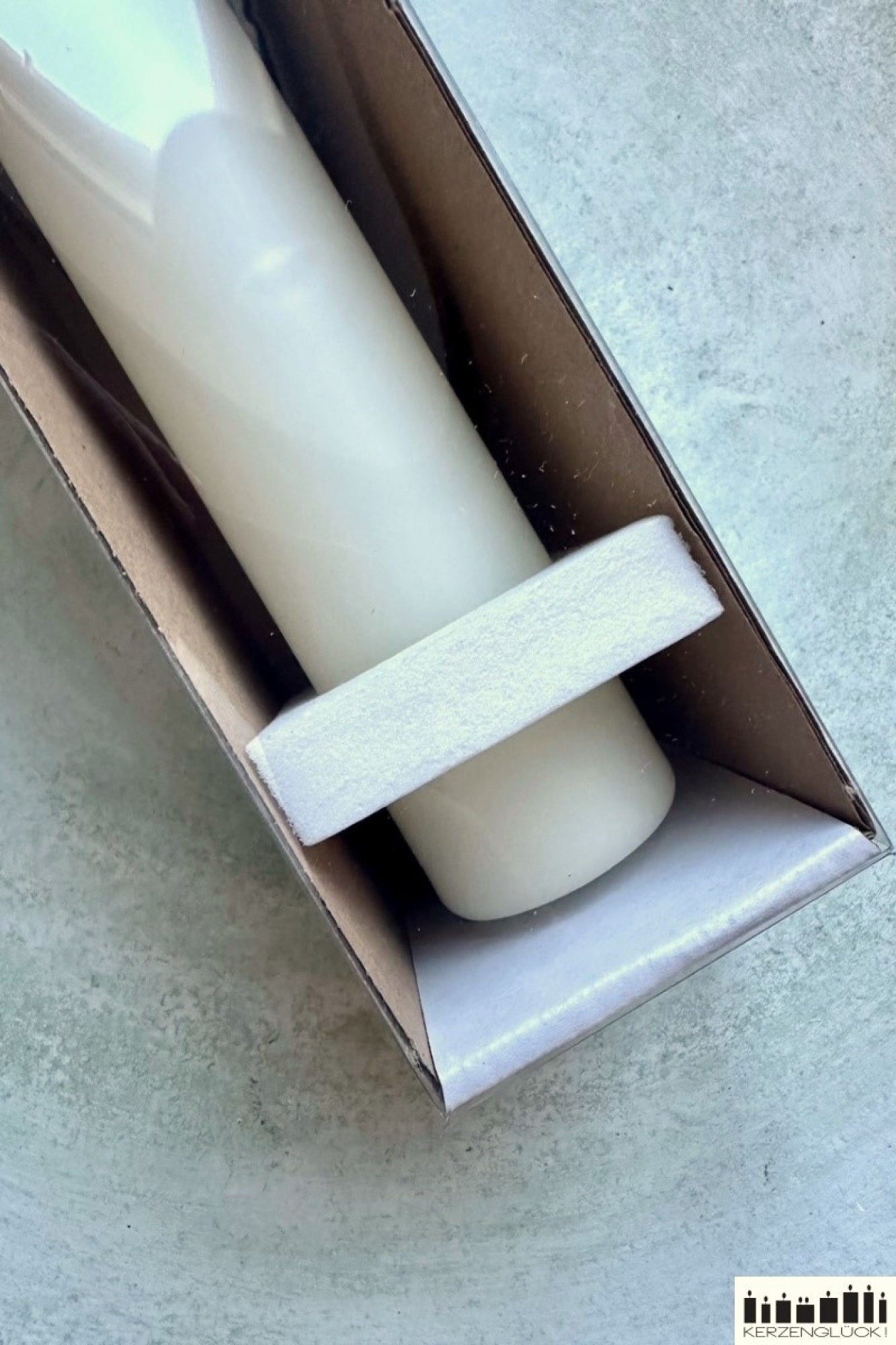 Aufbewahrungskarton für Kerzengröße 40x4cm