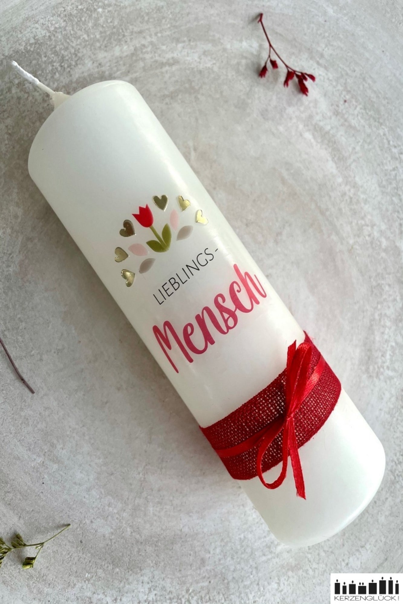 Glückskerze "Lieblingsmensch"