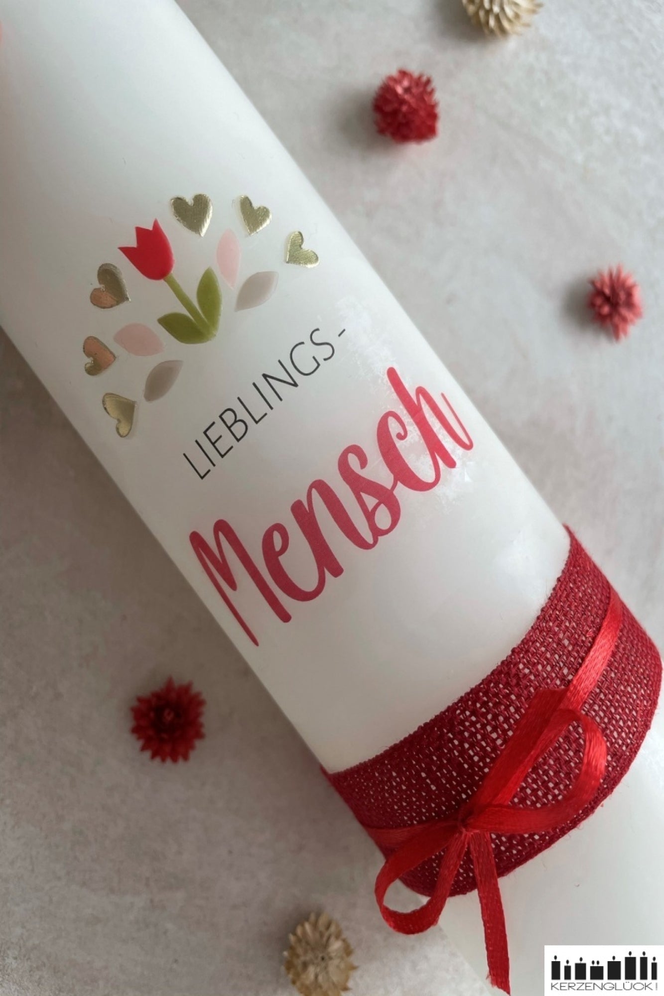 Glückskerze "Lieblingsmensch"