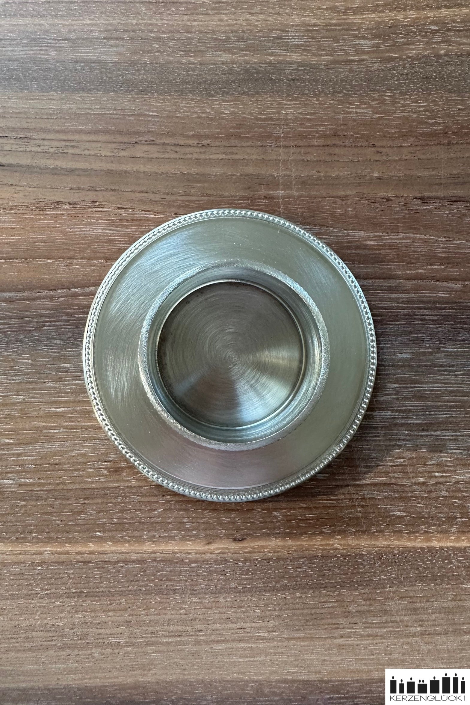 Kerzenhalter mit Perlrand für Kerzen mit Ø 5 cm