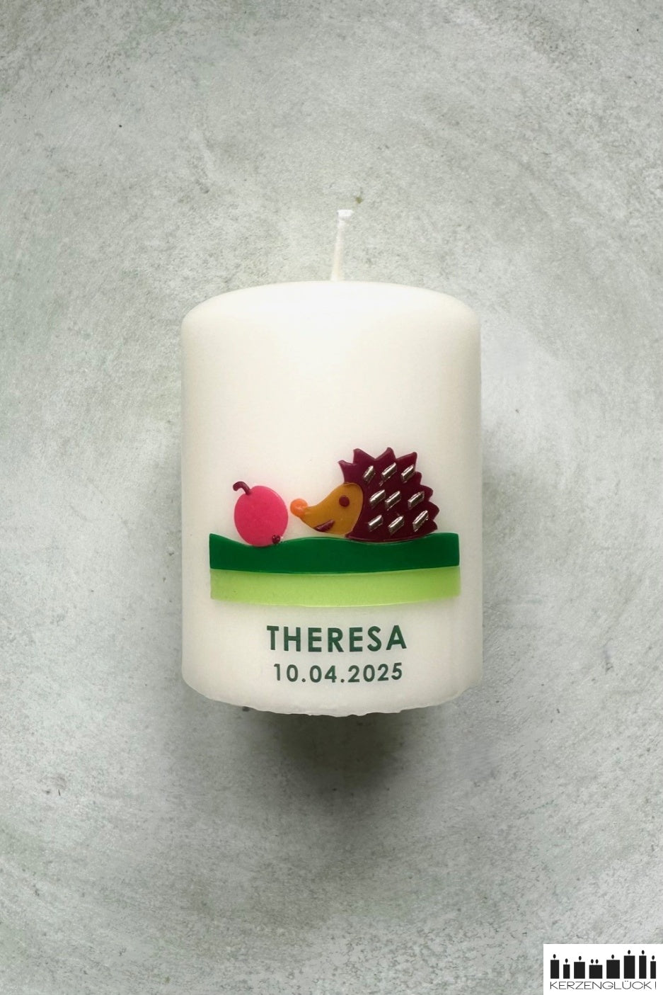 Gastgeschenkkerze „Igel“