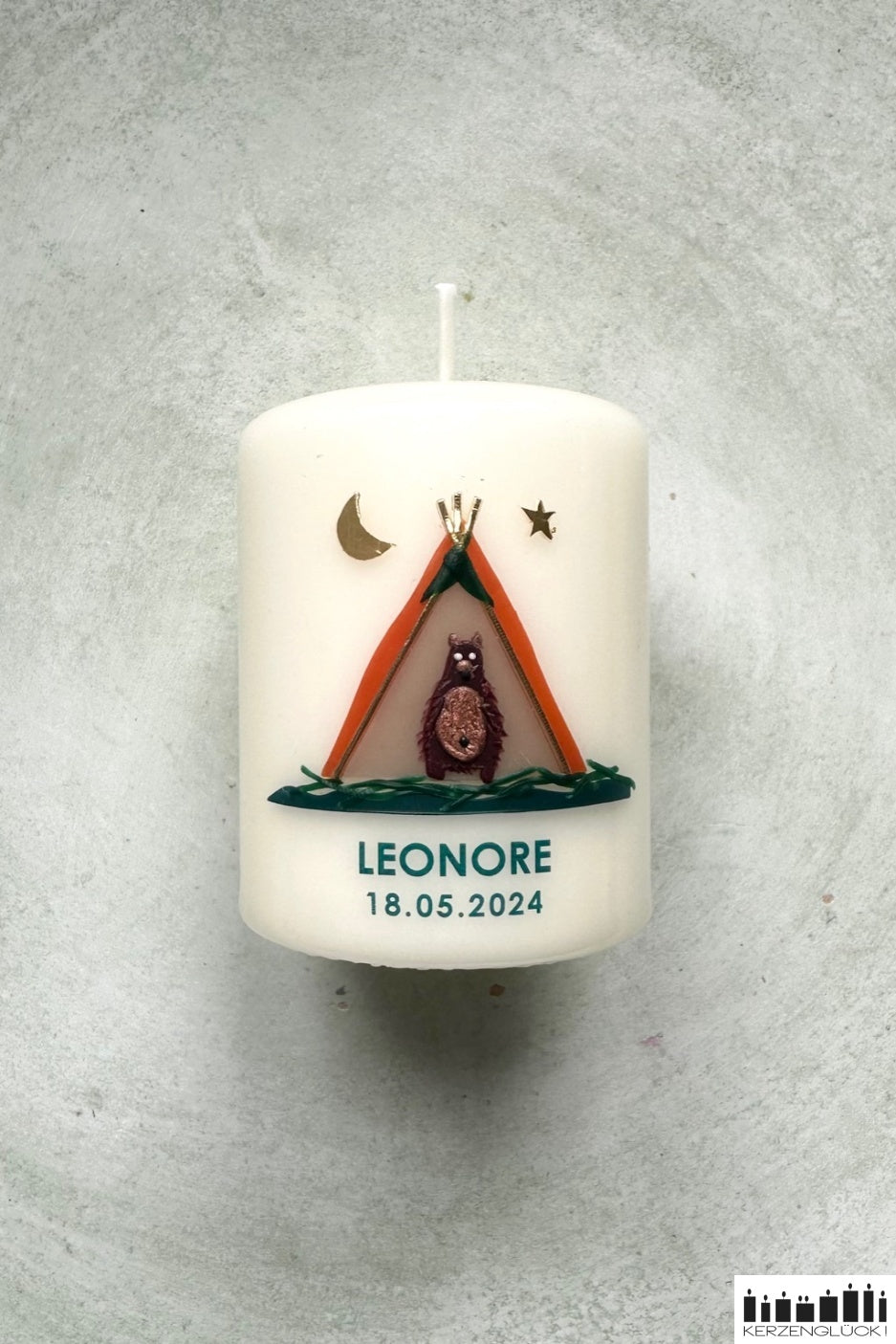 Gastgeschenkkerze "Waldfreunde"