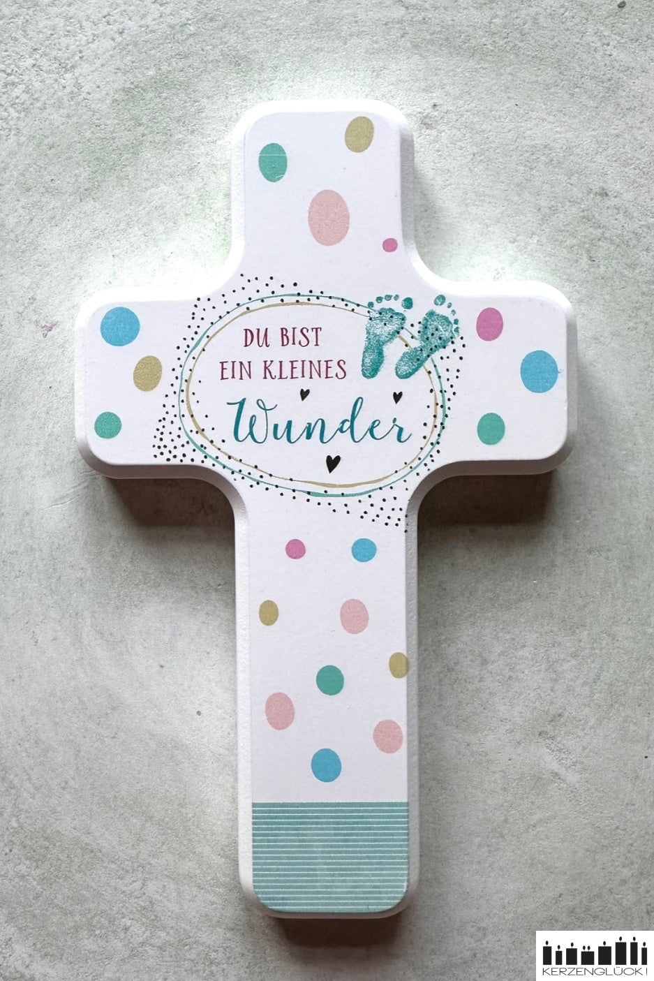Holzkreuz "Du bist ein kleines Wunder"