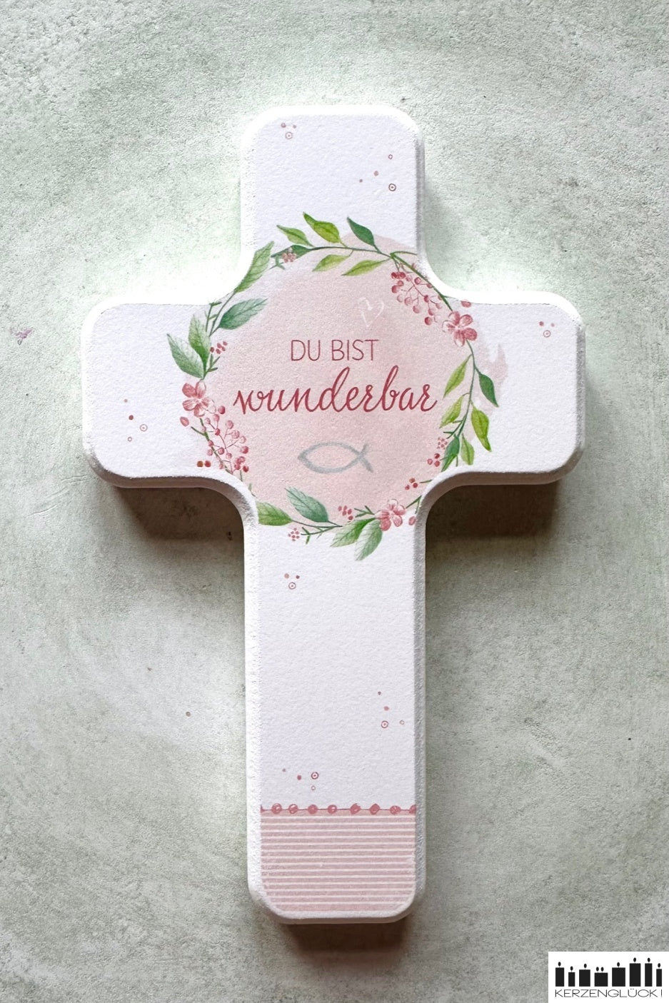 Holzkreuz "Du bist wunderbar"