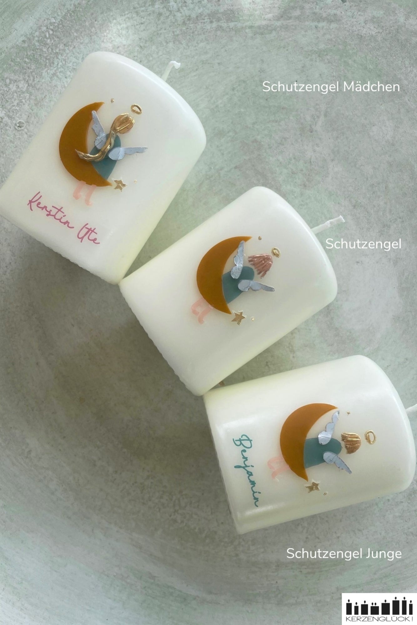 Gastgeschenkkerze „Schutzengel"