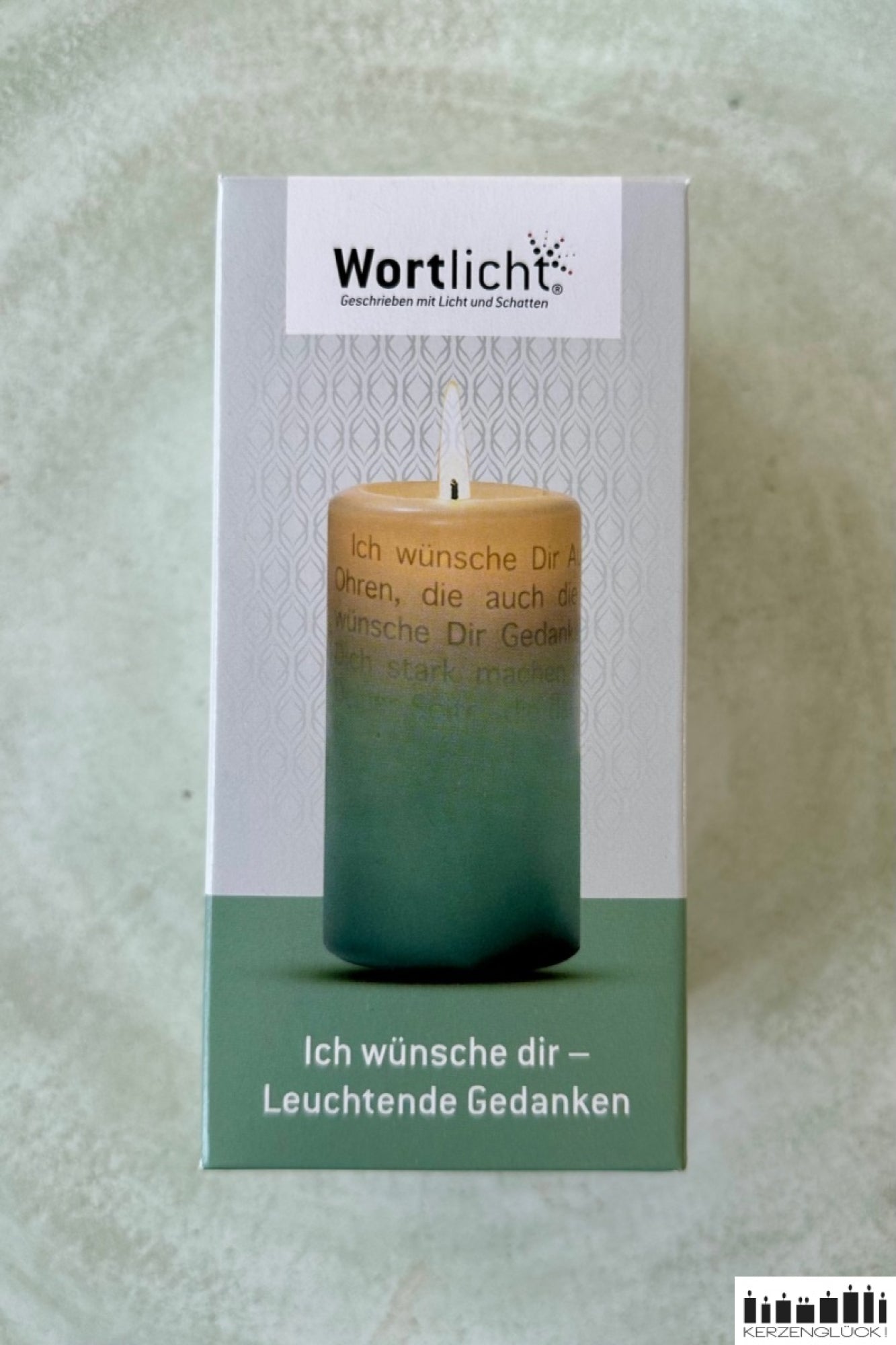 Wortlicht "Ich wünsche dir - Leuchtende Gedanken"