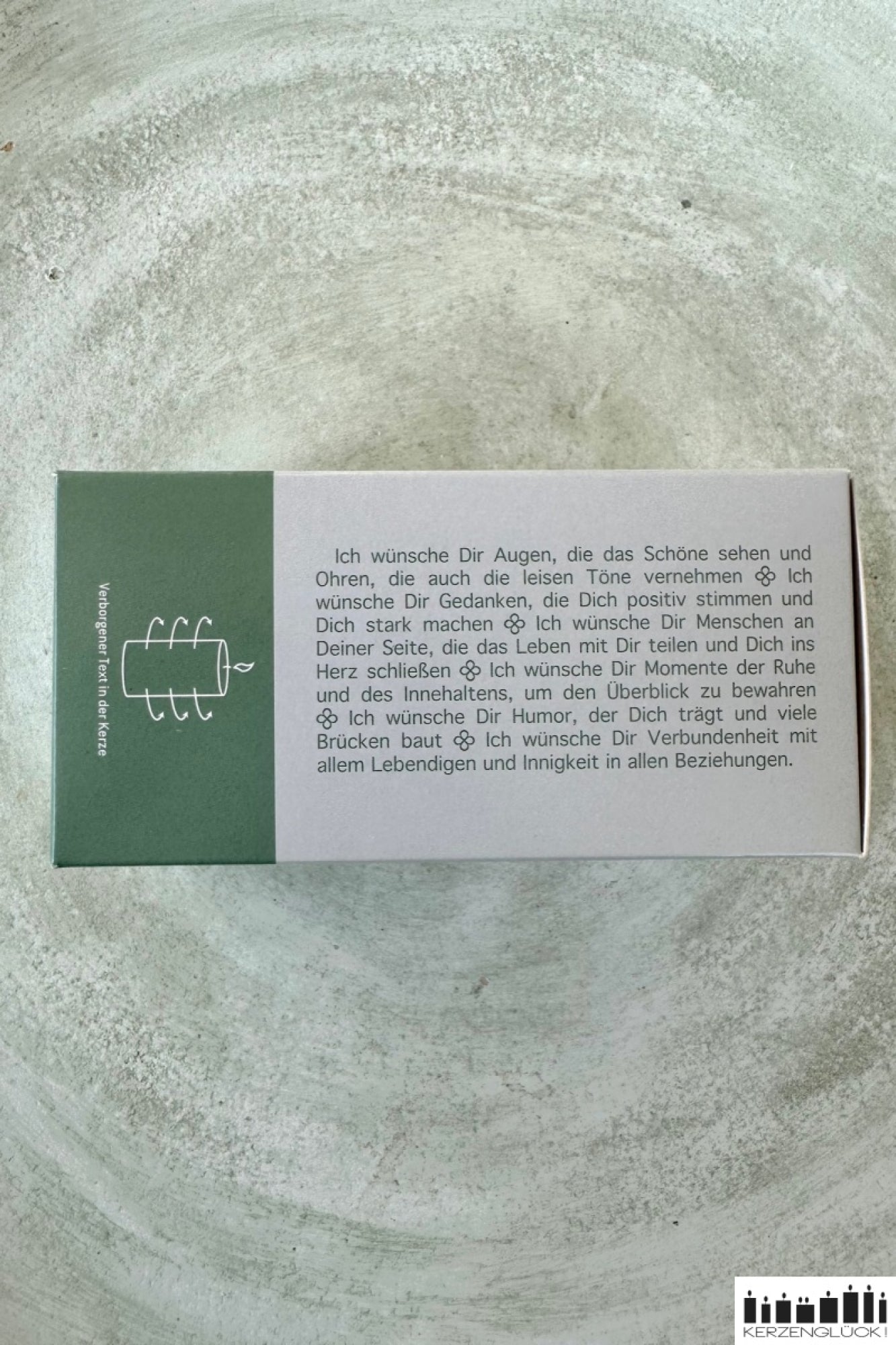 Wortlicht "Ich wünsche dir - Leuchtende Gedanken"