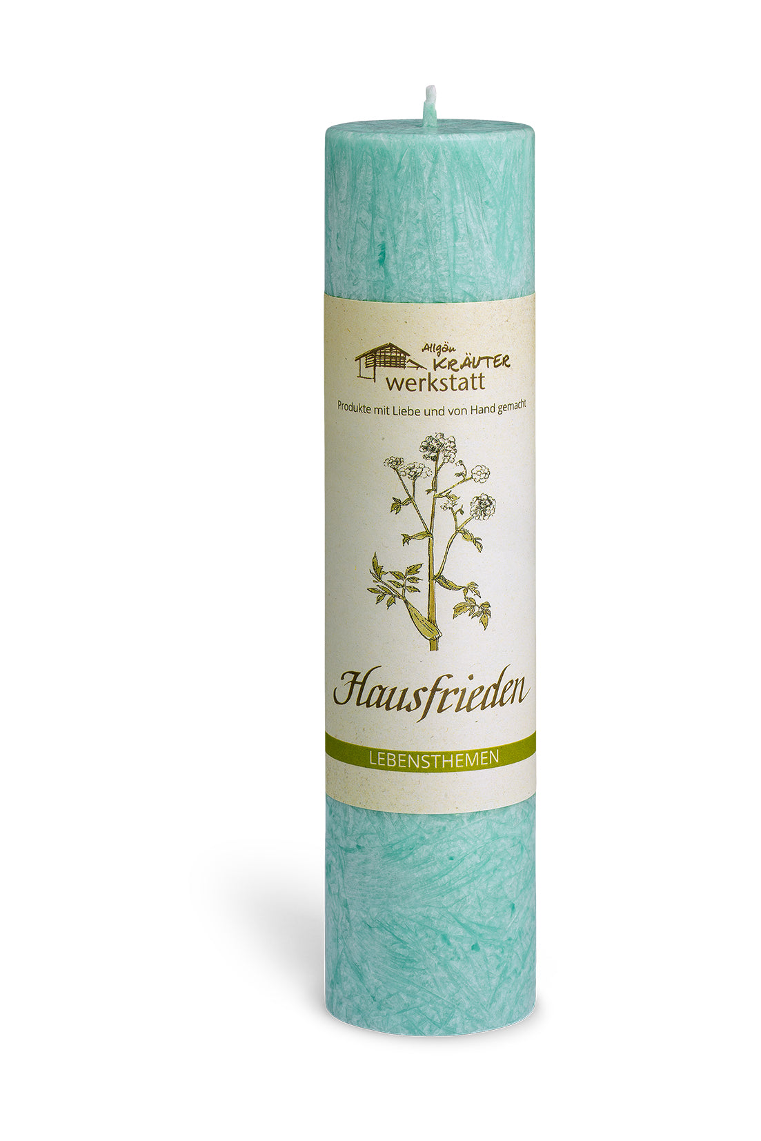Allgäuer Kräuter-Kerze Lebensthemen "Hausfrieden"