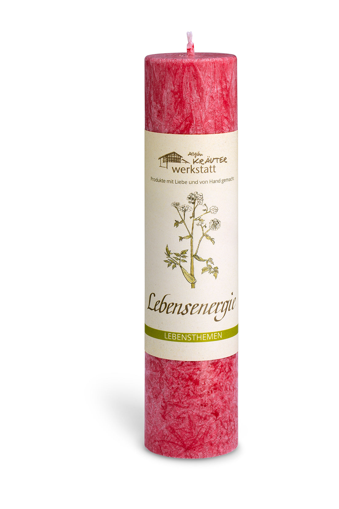 Allgäuer Kräuter-Kerze Lebensthemen "Lebensenergie"