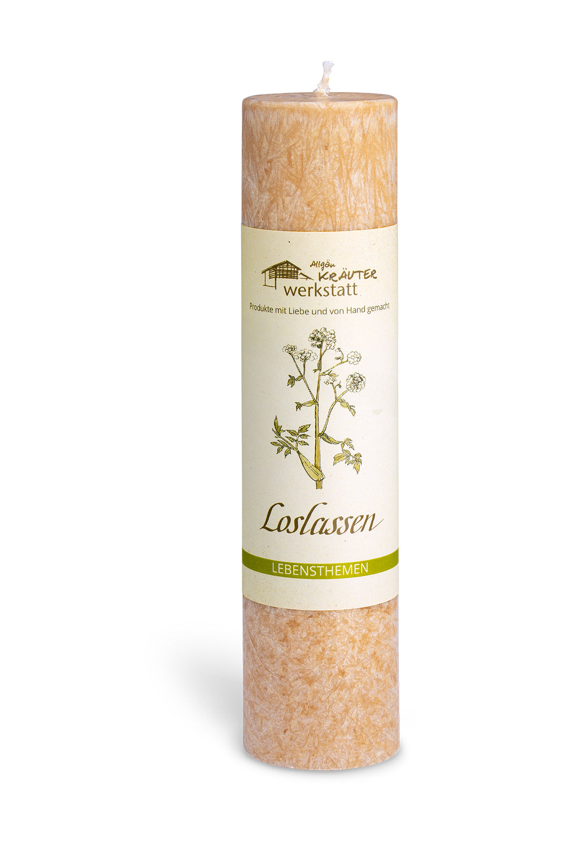 Allgäuer Kräuter-Kerze Lebensthemen "Loslassen"
