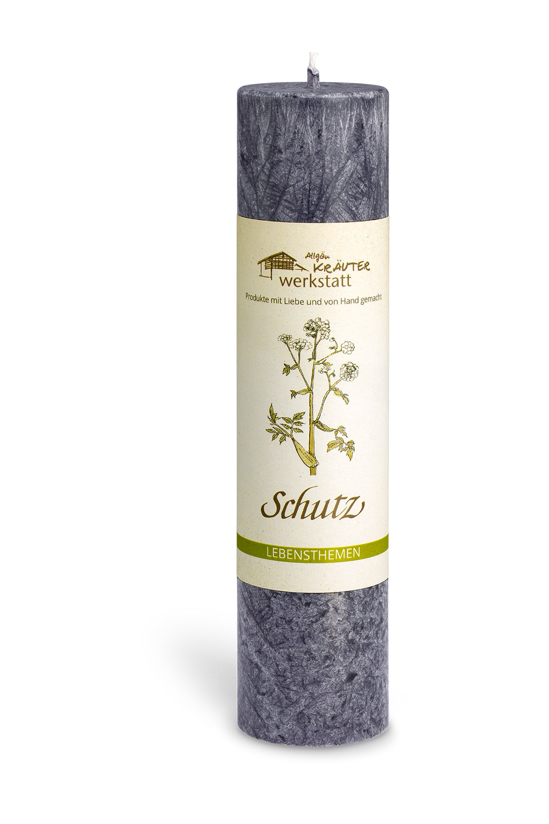 Allgäuer Kräuter-Kerze Lebensthemen "Schutz"
