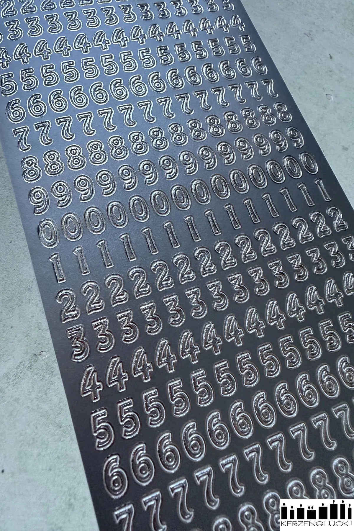 Konturensticker Zahlen 0-9